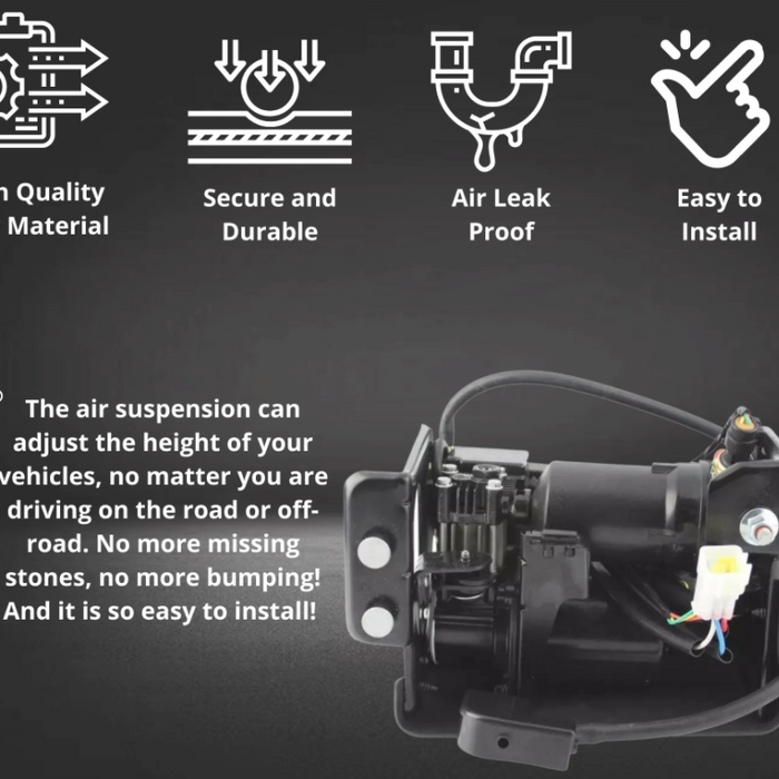 air suspension compressor loud