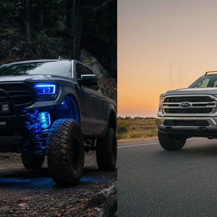 Air suspension vs traditional leaf springs comparison for trucks hauling loads on different terrains