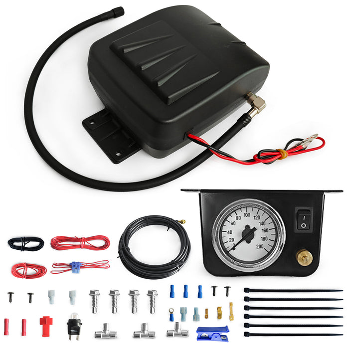 On Board Air Compressor and Pressure Gauge for Ram,Chevy OEM 25804