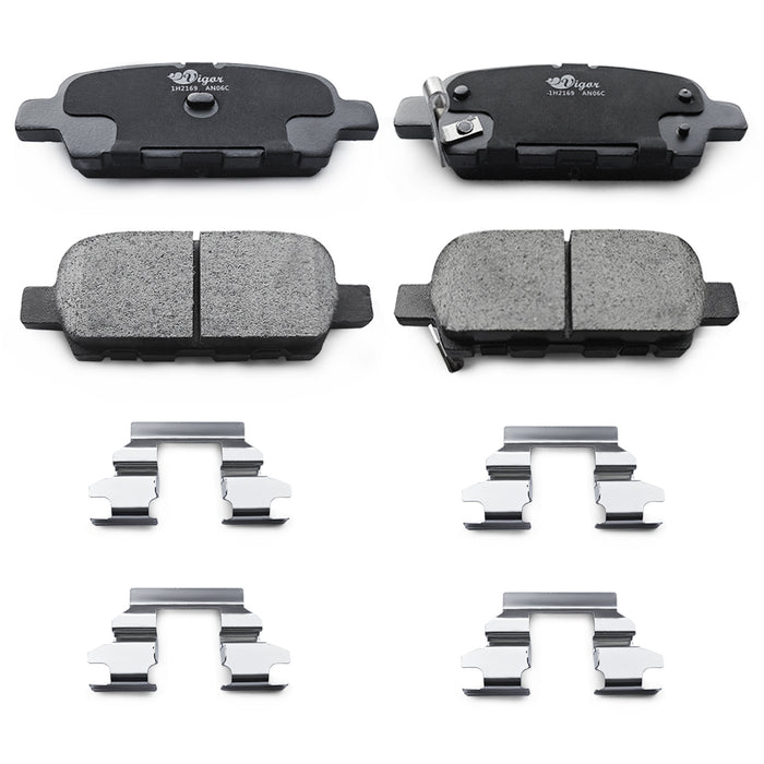 Vigor 1H 2169 Rear Ceramic Brake Pads Set for Infiniti,SUZUKI and Nissan OEM BC905