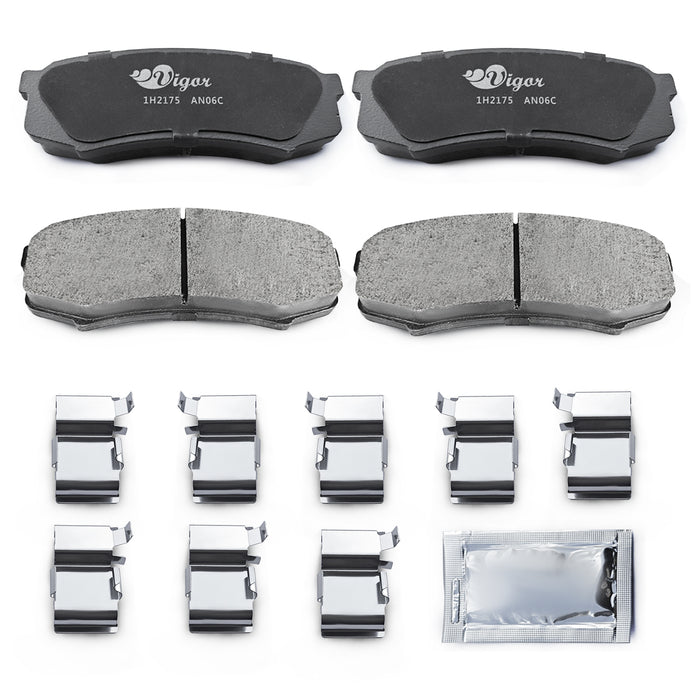 Vigor 1H 2175 Front Ceramic Brake Pads for GX460/LX450 and FJ Cruise OEM BC606