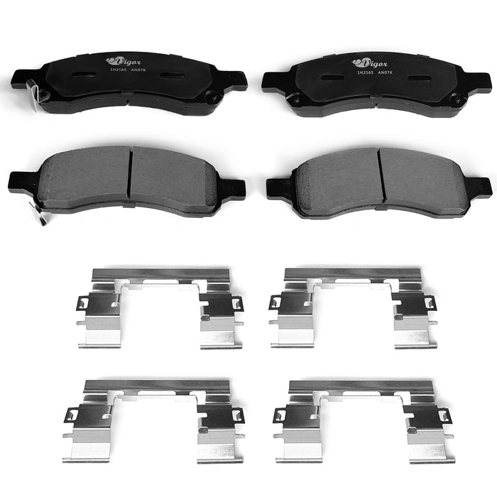 Vigor 1H 2165 Front Ceramic Brake Pads Set for GMC,Chevy OEM 14D1169ACHF1