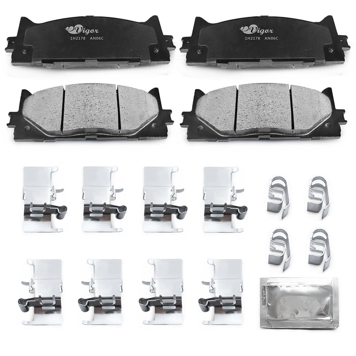 Vigor 1H 2178 Quiet Front Ceramic Brake Pads Set for Avalon/Camry OEM BC1293