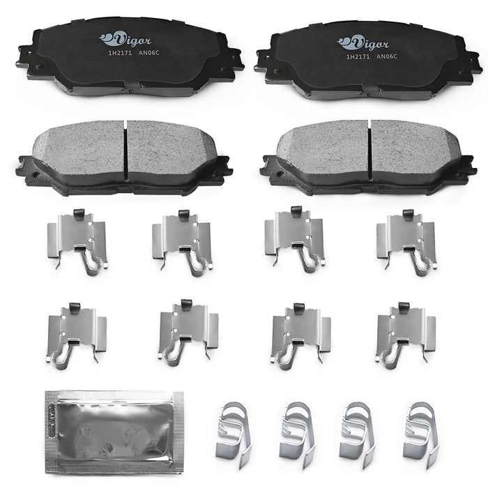 Vigor 1H 2171 Front Ceramic Brake Pads Set for L-EXUS HS250h, PONTIAC OEM BC1210