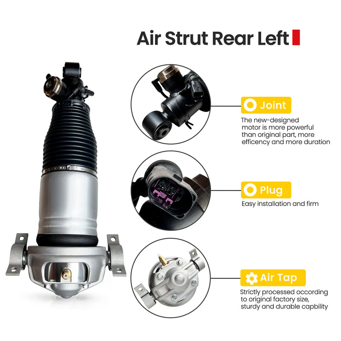 VIGOR Rear Air Shocks Absorber Compatible with 2003-2015 Audi Q7, VW Touareg and Porsche Cayenne Car Air Strut, OEM Replace Number 7L8616001, 7L8616019