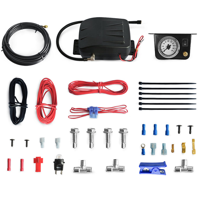 On Board Air Compressor and Pressure Gauge for Ram,Chevy OEM 25804