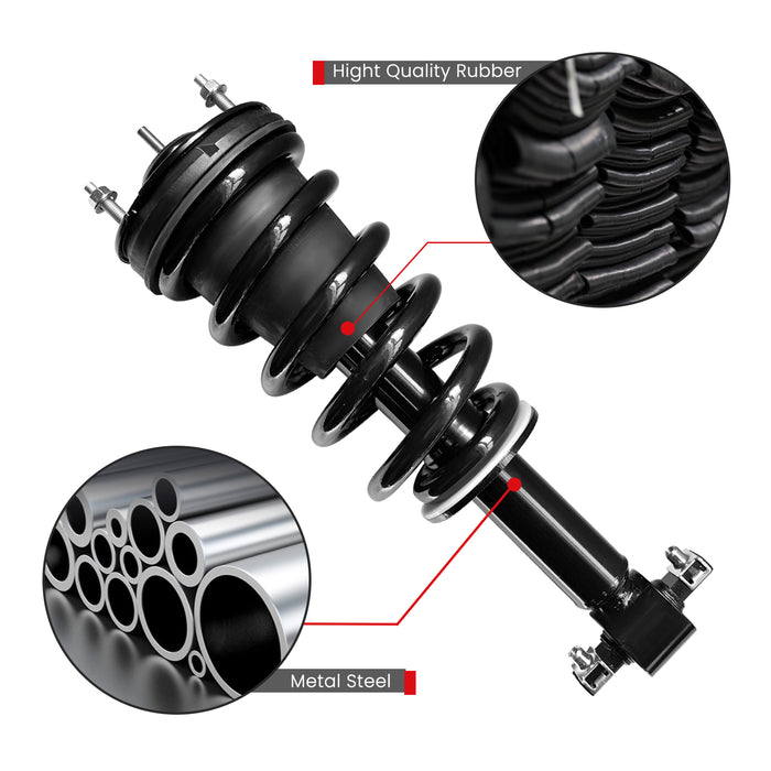 Shock Struts Absorbers Assembly For Chevy Avalanche Suburban Tahoe GMC Yukon Shock Struts Absorbers Assembly For Chevy Avalanche Suburban Tahoe GMC Yukon