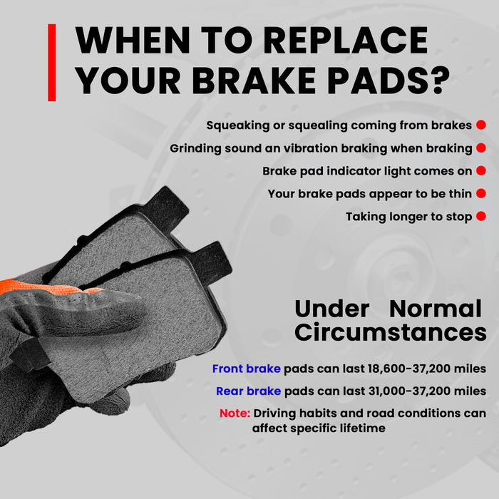 Vigor 1H 2176 Rear Ceramic Brake Pads 2009-2014 ACURA TSX OEM BC1451