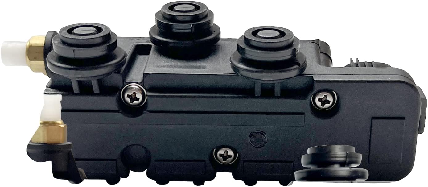 VIGOR Air Suspension Compressor Valve Block Compatible with 2004-2017 Land Rover LR3, LR4, Discovery, 3 Discovery 4 Car, OEM Replace Part Number RVH500050, RVH500060, RVH000095