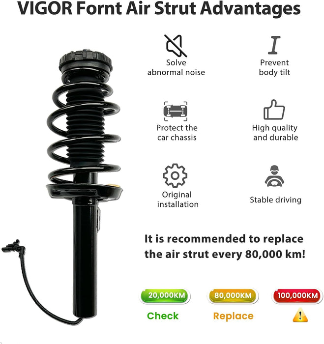 VIGOR Front Air Shock Absorbers  2013-2019 Cadillac XTS 19300063