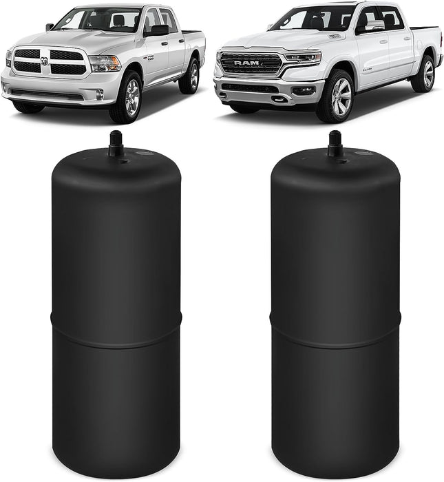 VIGOR Rear Air Springs Kit Compatible with 2009-2022 Ram 1500/1500 Classic Pickups, Up to 4,000 lbs of Load Leveling Capacity (Black)