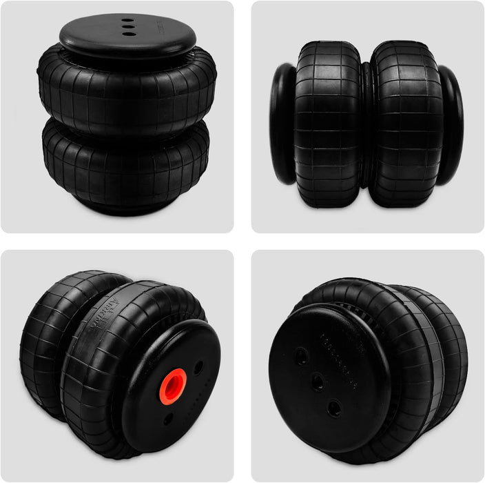 2pcs Universal Heavy Duty Air Bellows Bag Standard 2500 Lb 1/2"npt Single Port E - Foto 1