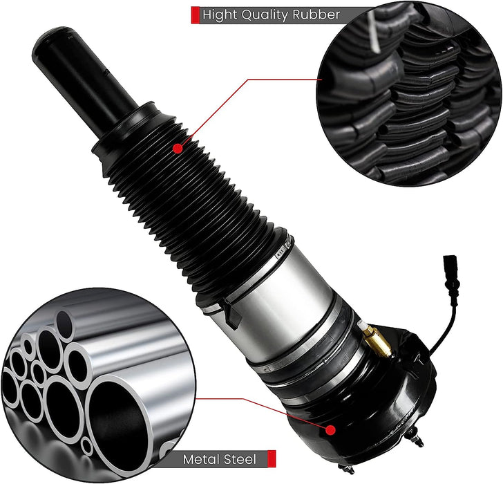 VIGOR Front Air Shock Absorber Compatible with 2010-2018 Audi A6 S6 RS6 A7 S7 C7 A8 S8 and Bentley Mulsanne Car Air Suspension Strut, OEM Replace Number 4H0616039AK, 4H0616039AB