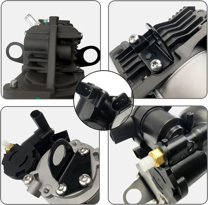 VIGOR Air Ride Suspension Compressor Pump Compatible with 2012-2016 Mercedes ML-Class W166 and GL-Class X166 Car, OEM Number 1663200204, 1663200104, 1663200604
