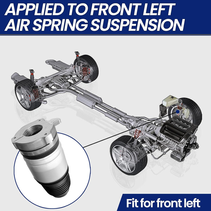 Front Air Suspension Spring Replacement for 2017–2023 Volvo XC60 II & 2014–2023 Volvo XC90 II, Air Ride Shock Spring Assembly, Replaces OEM 31658903, 31476850, 31451831