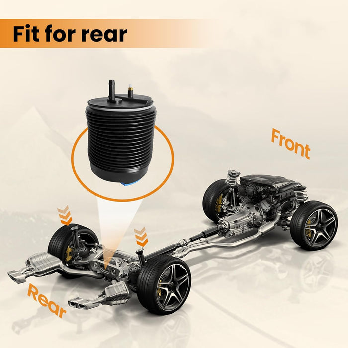 Rear Air Suspension Spring Bag Replacement for 2016–2022 Volvo XC90, V90 Cross Country & XC60, Air Ride Suspension, Replaces OEM 31476427, 31360717, 31451887