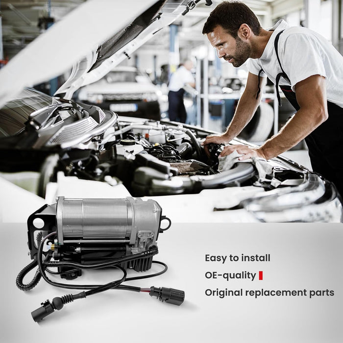 VIGOR Air Suspension Compressor Pump 2006-2015 Audi Q7, 2003-2010 VW Touareg and Cayenne 955 9PA 4L0698007A, 4L0698007C