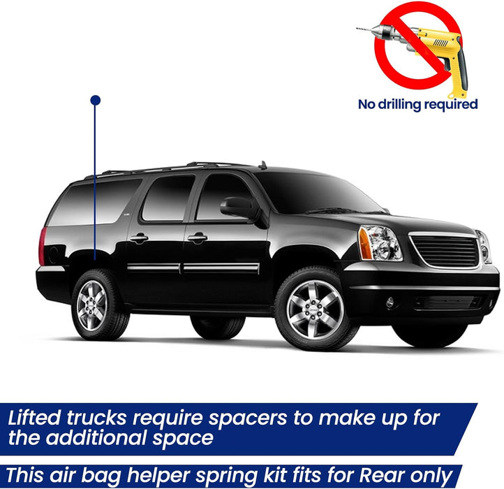 VigorLift 1000 Air Spring Suspension Kit - Compatible with Ford Country Cadillac Escalade EXT ESV Chevrolet Avalanche Suburban Tahoe GMC Yukon Lincoln Town