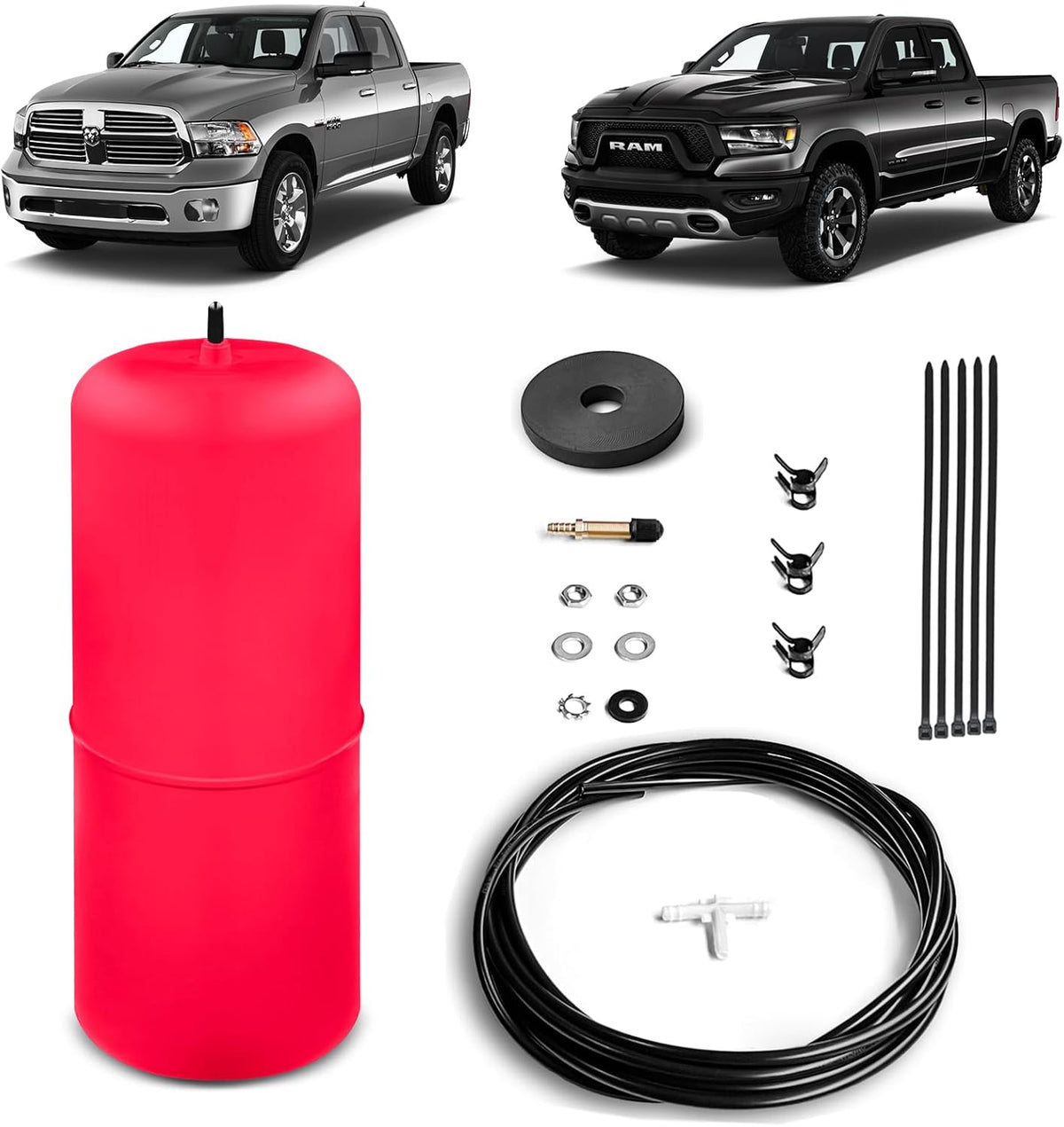 Ram 1500 Air Springs | 2000 lbs Capacity | Smooth Ride — Vigor Air Ride