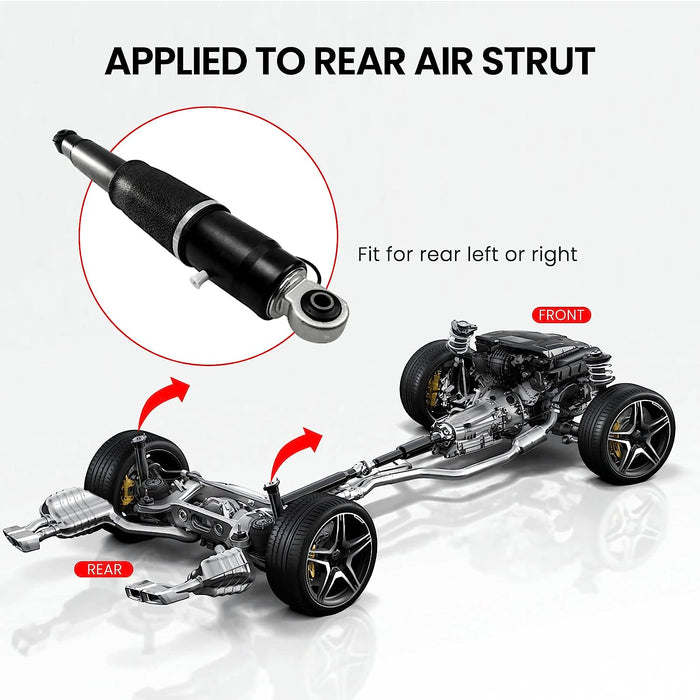 VIGOR Rear Air Shock Absorber Compatible with 2015-2019 Cadillac Escalade ESV Chevy Suburban Tahoe GMC Yukon Car Air Strut, OEM Replace Part Number 22283446, 22278958, 5801068