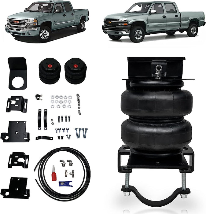 VIGOR Air Spring Suspension Bags Kit Compatible with 2001-2010 Chevy Silverado GMC Sierra 2500HD/3500HD Pickups, Up to 5,000 lbs of Load Leveling Capacity