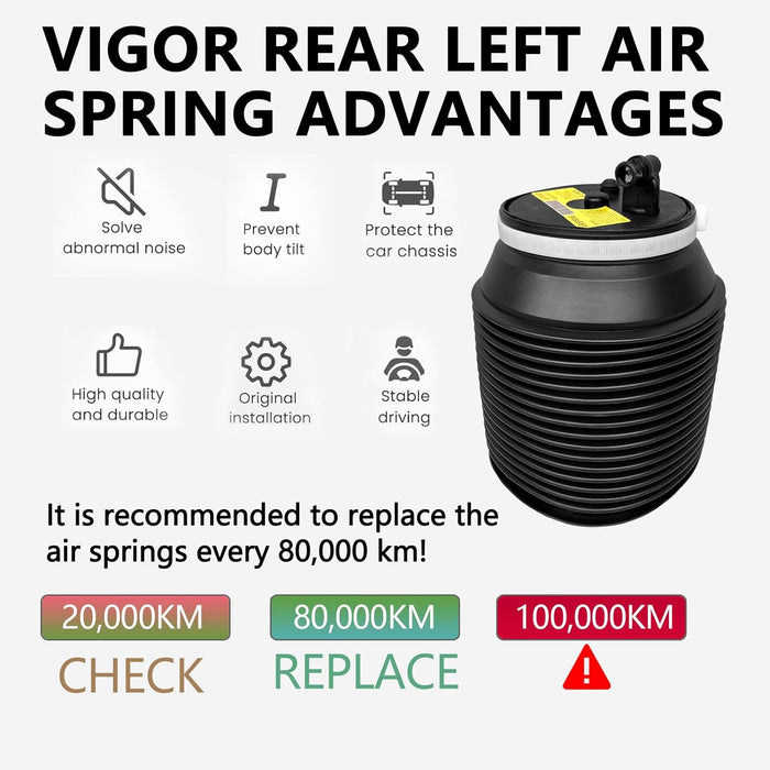 VIGOR Rear Air Spring Bag 2010-2018 Toyota 4Runner, Land Cruiser Prado and Lexus GX460 GX470 Car Air Spring 4809060010