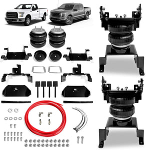 VIGOR Air Spring Bags Suspension Kit 2009-2014 Ford F150 2WD 4WD Pickups, Rear Air Helper Spring TR2525 Up to 5,000 lbs of Load Leveling Capacity