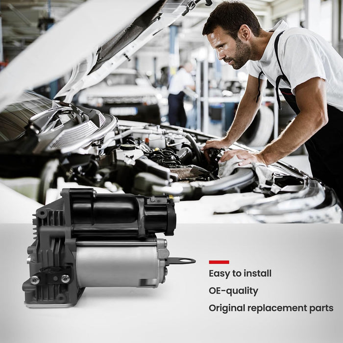 VIGOR Air Suspension Compressor Pump Compatible with 2006-2013 Benz R-Class W251 R320 R350 R500 R500 R63 AMG Car, OEM Replace Part Number 513202004, 2513200904