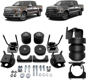 VIGOR Rear Suspension Enhancement System Kit Compatible with 2015-2022 Ford F-150 2WD & 4WD Car, Up to 6,000 lbs of Load Leveling Capacity, OEM Replace Number FR1504E