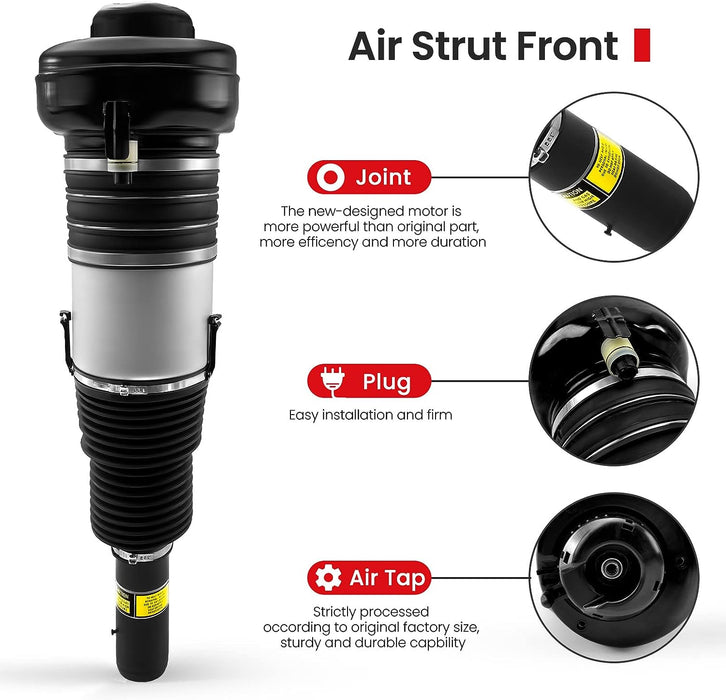 VIGOR Front Air Strut Absorber Compatible with Audi Q7, SQ7 and Q8 2016-2022 Car Air Suspension Shock, OEM Number 4M4616039, 4M0616039AC, 4M0616039AD, 4M0616039AE