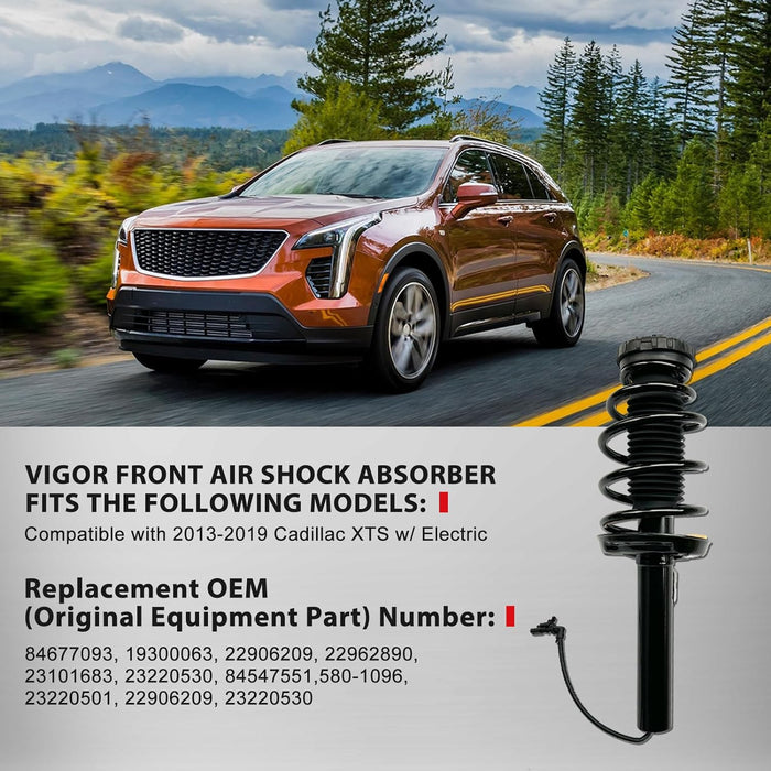 VIGOR Front Air Shock Absorbers  2013-2019 Cadillac XTS 19300063