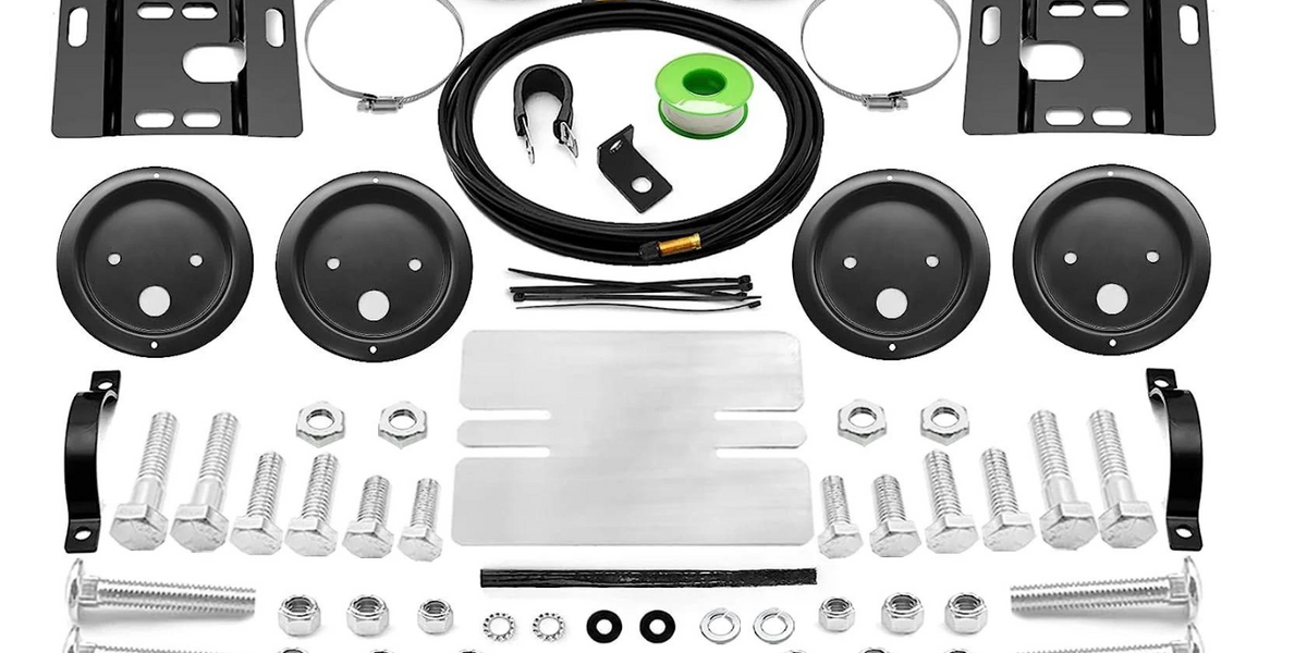DEEAGLE Air Suspension Helper Bags Kit For Chevy Silverado / GMC Sierra 2500HD 3500 (2001-2010) - 5000lb Capacity