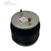 Rubber air spring for air suspension systems with red valves and metal top