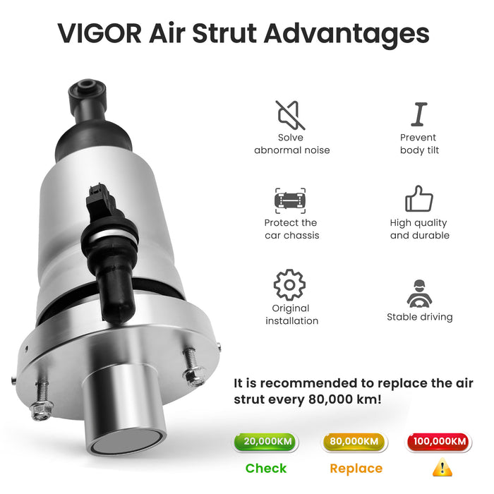 Vigor Rear Right Air Strut Absorber Compatible with Ford Expedition and Lincoln Navigator 2007-2013 Car Air Suspension Shock, OEM Number 8L1Z5A891B, 7L1Z5A891B